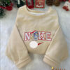 Bluey And Bingo Christmas Nike Embroidered Sweatshirt