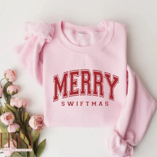 Merry Swiftmas Sweatshirt, Swiftie Merch, Swiftmas Chritsmas Shirt, Vintage Swiftie Merch, The Eras Tour Sweatshirt, Swiftmas Merch