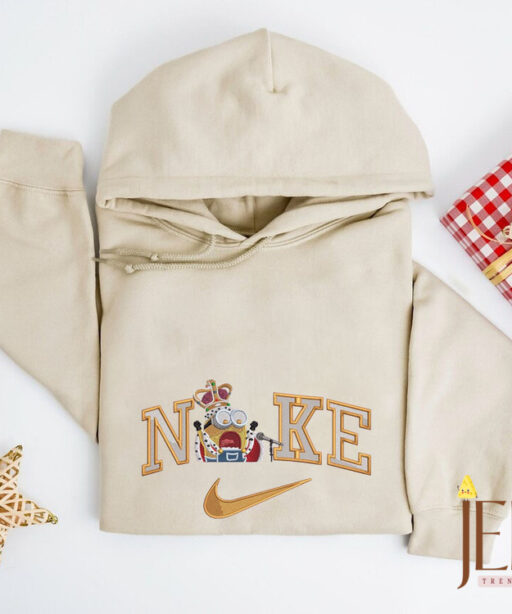 Minnion Nike Embroidered Sweatshirt