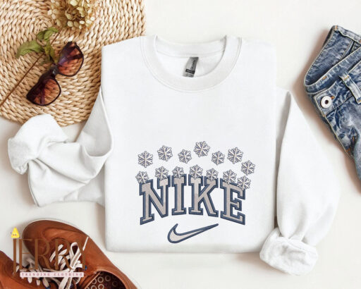 Nike Christmas Embroidered Sweatshirt