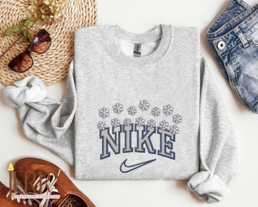 Nike Christmas Embroidered Sweatshirt