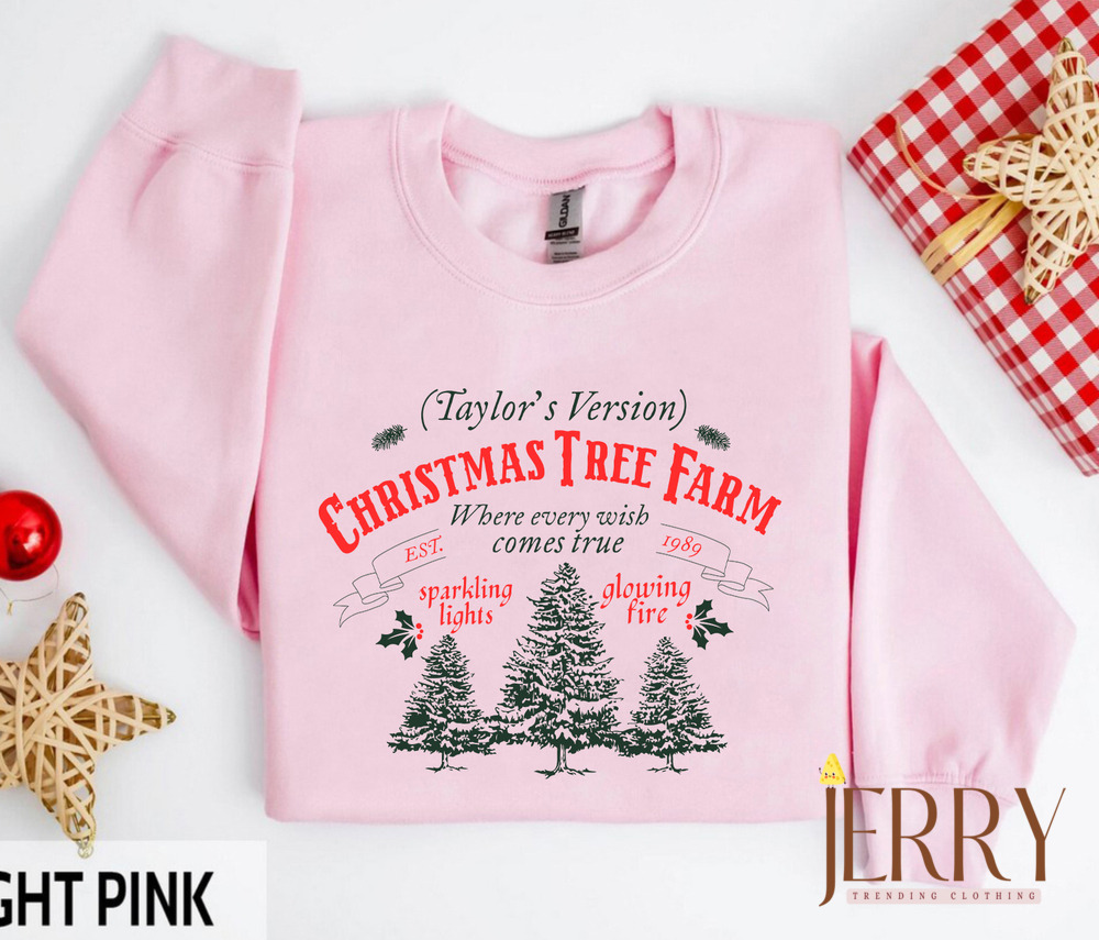 Every Piece of Taylor Swift Merch — Christmas Tree Farm Pullover $50