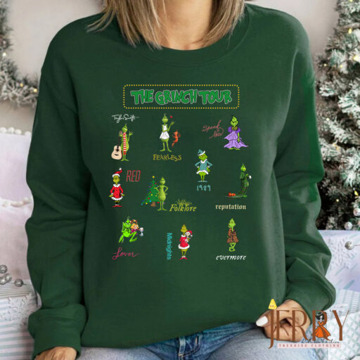 The Grinch Tour Sweatshirt , Christmas Gift For Swifties