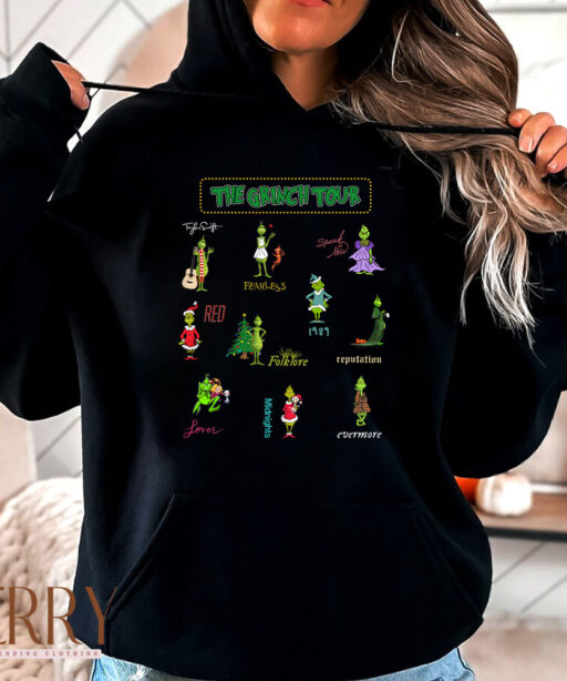 The Grinch Tour Sweatshirt , Christmas Gift For Swifties