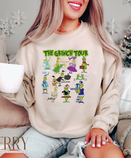 The Grinch Tour Taylor Swift Christmas Sweatshirt