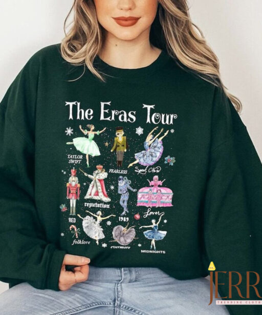 Vintage Taylor Swif Eras Tour Christmas sweatshirt, Christmas Sweatshirt