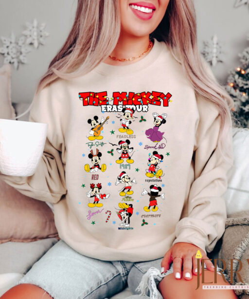 Vintage Taylor Swift Eras Mickey Tour Sweatshirt, Cheap Mickey Disney Sweatshirt