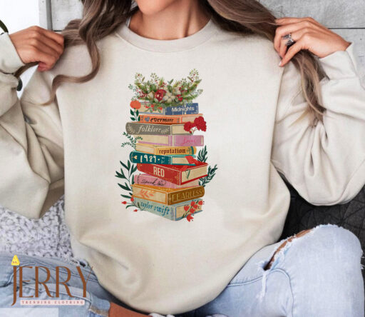 Vintage Taylors Version Album Book Sweatshirt, TAylor Swift Album Sweatshirt