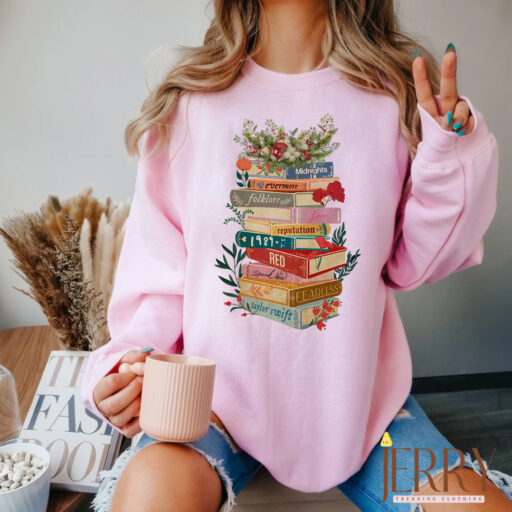 Vintage Taylors Version Album Book Sweatshirt, TAylor Swift Album Sweatshirt