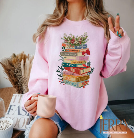 Vintage Taylors Version Album Book Sweatshirt, TAylor Swift Album Sweatshirt