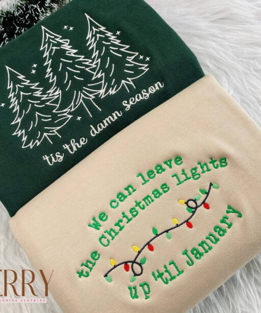 Vintage We can leave the Christmas Lights Up Till January Swiftmas Sweatshirt