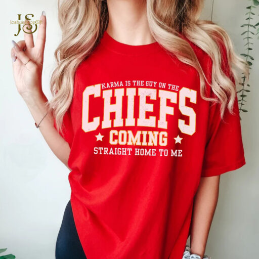 Karma Is the Guy On The Chiefs Sweatshirt, Taylor Swift Travis Kelce Sweatshirt Tshirt Hoodie