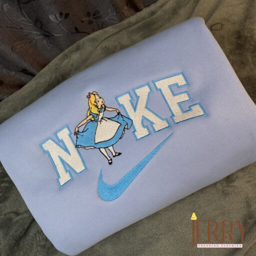 Alice in Wonderland Disney Nike Embroidered Sweatshirt