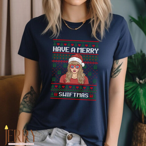 Vintage Have A Merry Swiftmas Taylor Swift Sweatshirt, Merry Swiftmas Sweatshirt