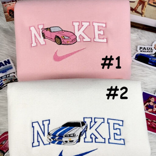 Suki Brian Fast And Furious Nike Embroidered Sweatshirt, Valentines Day Gifts For Couples