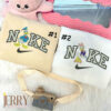 Donal And Daisy Disney Nike Embroidered Sweatshirt, Valentines Day Gifts For Couples