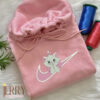 Swoosh Marie Cat Disney Nike Embroidered Sweatshirt, Hoodie Nike Embroidered