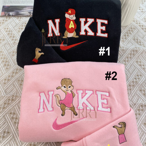 Brittany Miller And Alvin And The Chipmunks Nike Embroidered Sweatshirt, Valentines Day Gifts For Couples