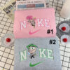 Cosmo And Wanda The Fairly Odd Parents Nike Embroidered Sweatshirt, Matching Hoodie Embroidered