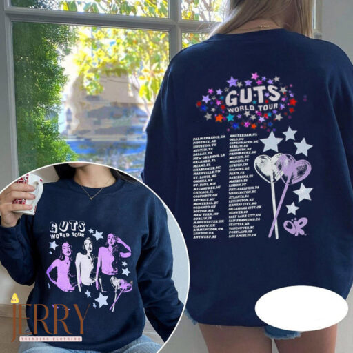 Olivia Rodrigo GUTS World Tour Concert Shirt