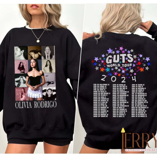 Olivia Rodrigo Guts World Tour Dates Shirt