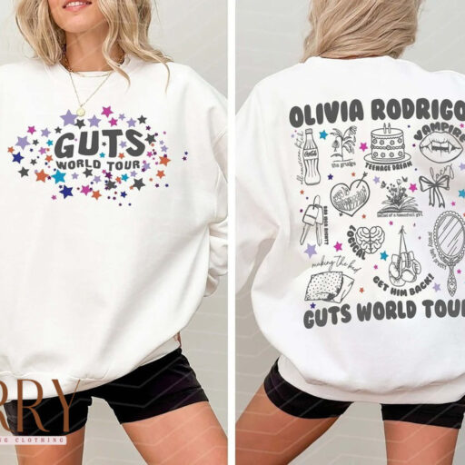 Olivia Rodrigo New Album GUTS Tour Shirt