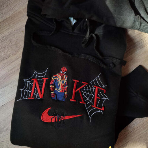 Spiderman Comic Nike Embroidered Sweatshirt