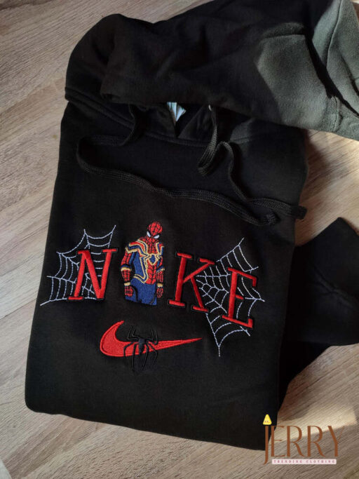 Spiderman Comic Nike Embroidered Sweatshirt