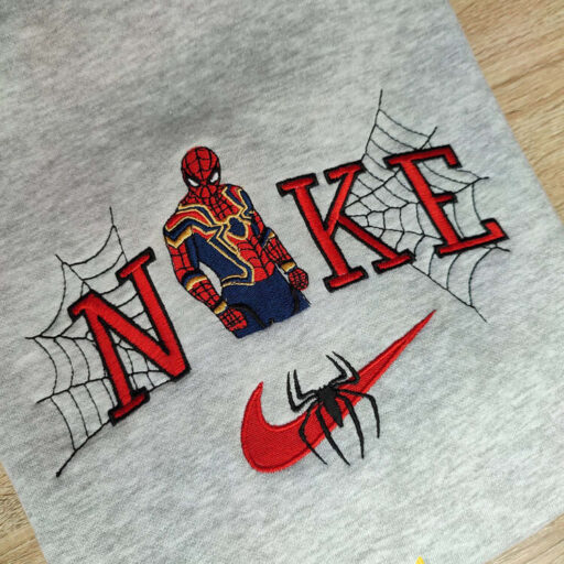 Spiderman Comic Nike Embroidered Sweatshirt