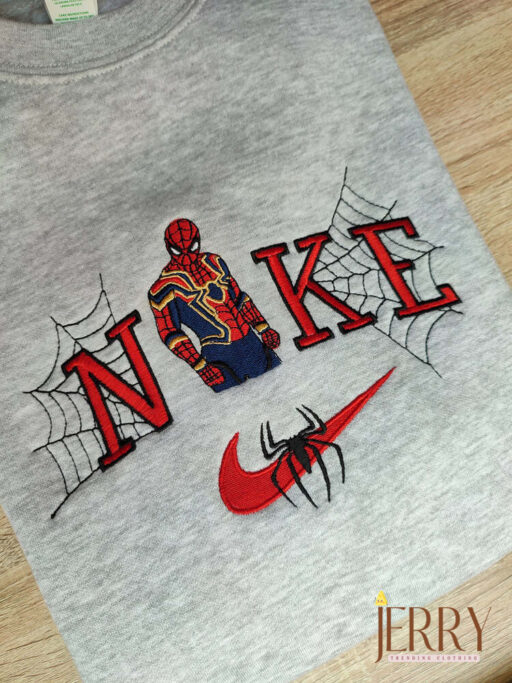 Spiderman Comic Nike Embroidered Sweatshirt