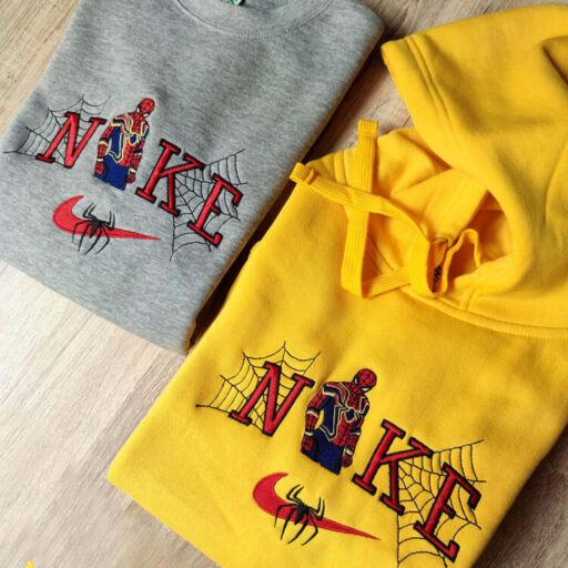 Spiderman Comic Nike Embroidered Sweatshirt