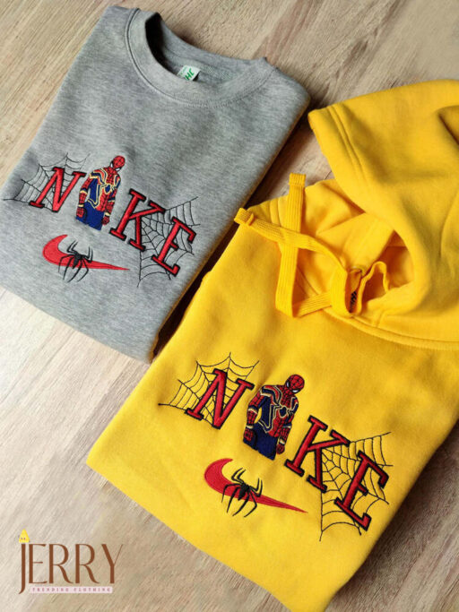 Spiderman Comic Nike Embroidered Sweatshirt