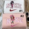 Cherry Jam And Strawberry Shortcake Nike Embroidered Sweatshirt, Best Gift For Bestfriend