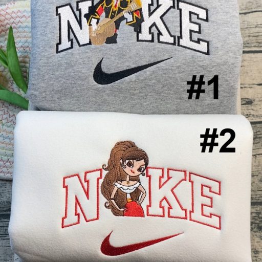Manolo And Maria Posada The Book of Life Nike Embroidered Sweatshirt, Matching Embroidered Hoodies