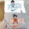 Son Goku And Vegeta Dragon Ball Nike Embroidered Sweatshirt