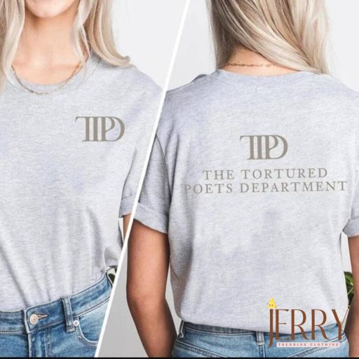 TTPD-Women's Short Sleeve T-Shirt, The Eras Tour Tees, Tortured Department of Poets, Casual T-Shirt, Cotton Clothing