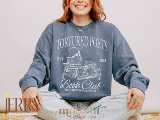 The Tortured Poets Department Shirt Gildan Crewneck, TSwift New Album Shirt, All's Fair in Love and Poetry, Swiftie Shirt TTPD Shirt Swiftie