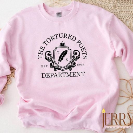 The Tortured Poets Department Shirt, Swiftie Short Sleeve Crewneck Sweatshirt, TSwift New Album Sweatshirt, Swiftie Sweatshirt