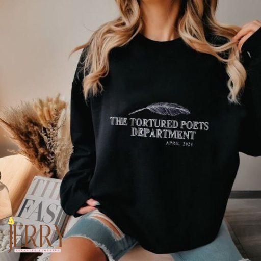 Tortured Poet Department Sweatshirt, Swiftie Trendy Short Sleeve Tee Tops, New Album Era Sweatshirt, TTPD Crewneck , Gift for Fan Era