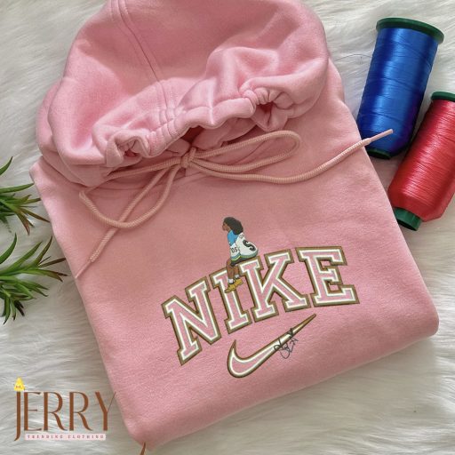 Cheap SOS Album SZA Nike Embroidered Sweatshirt, Nike Crewneck Embroidered, SZA Embroidery, SZA Merch