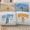 Bluey Family Embroidered Sweatshirt, Best Gift For Family