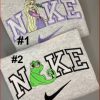 Pascal And Rapunzel Matching Nike Embroidered Sweatshirt