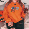 Spooky Embroidered Stich Disney Halloween Sweatshirt, Halloween Embroidered Sweatshirt