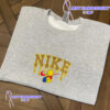 Vintage Winnie The Pooh Drip Logo Nike Embroidered Sweatshirt For Christmas