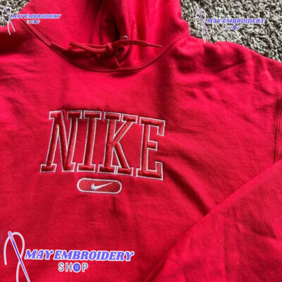 Cheap Red Nike Embroidered Sweatshirt, Best Christmas Gifts For Mom