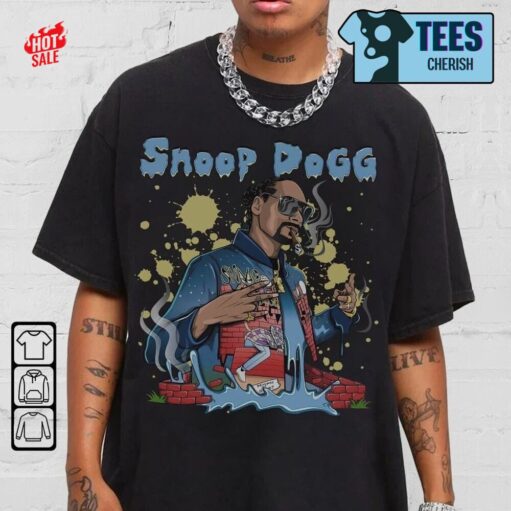 Retro American Rapper Snoop Dogg Graphic Tee
