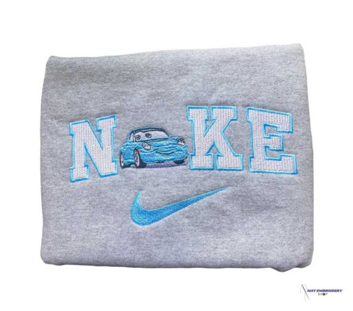 Nike Blue Car Embroidered Sweatshirt