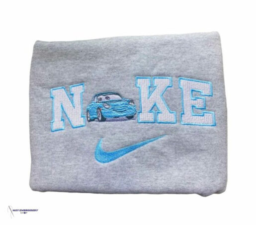 Nike Blue Car Embroidered Sweatshirt