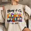Vintage Bluey & Co. Est 2018 Shirt, Disneyland Halloween Shirt, Bluey Halloween Shirt
