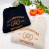 Halloween embroidered sweatshirt, Halloween Sweatshirt